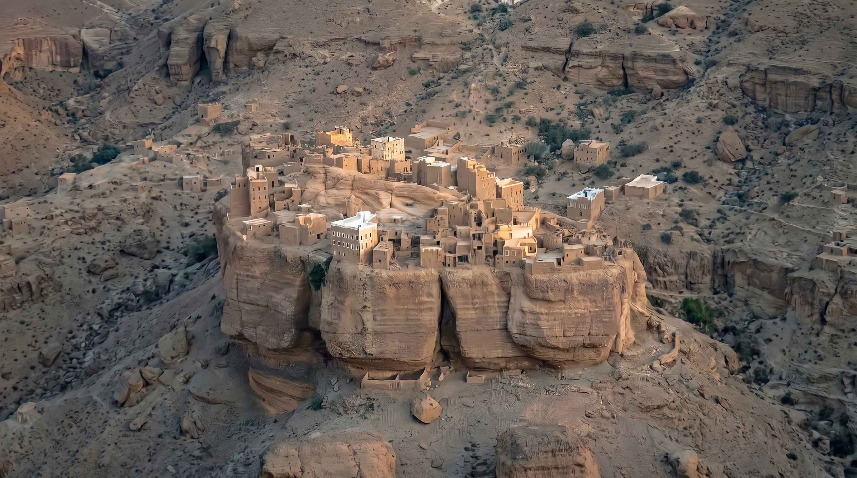 استكشاف القرى المعلقة